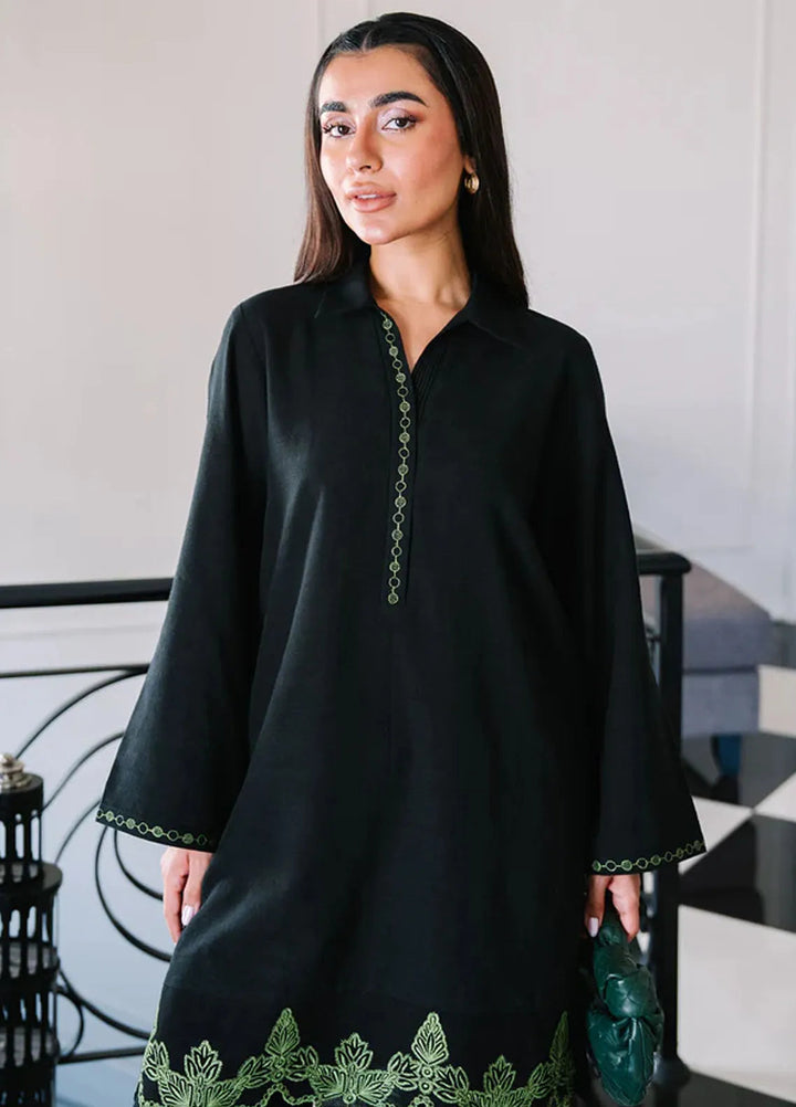 Sahar Pret Embroidered Slub Khaddar 2 Piece Suit AWEK-RK-V2-01 Shadow Garden