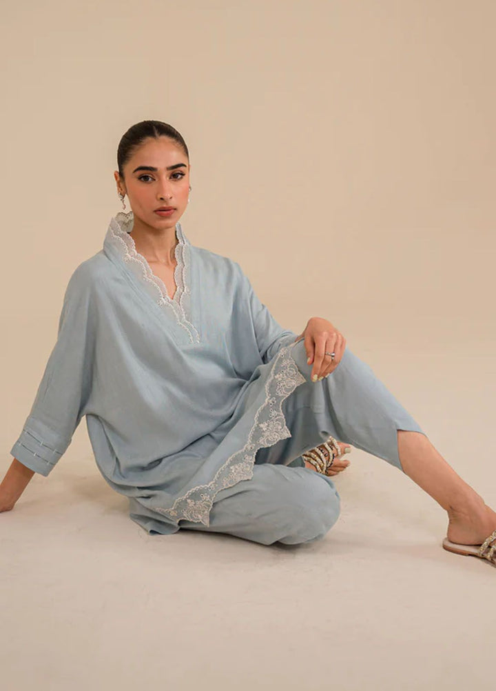 Sahar Pret Casual Cotton 2 Piece Suit SAWCS-V3-10 Oasis