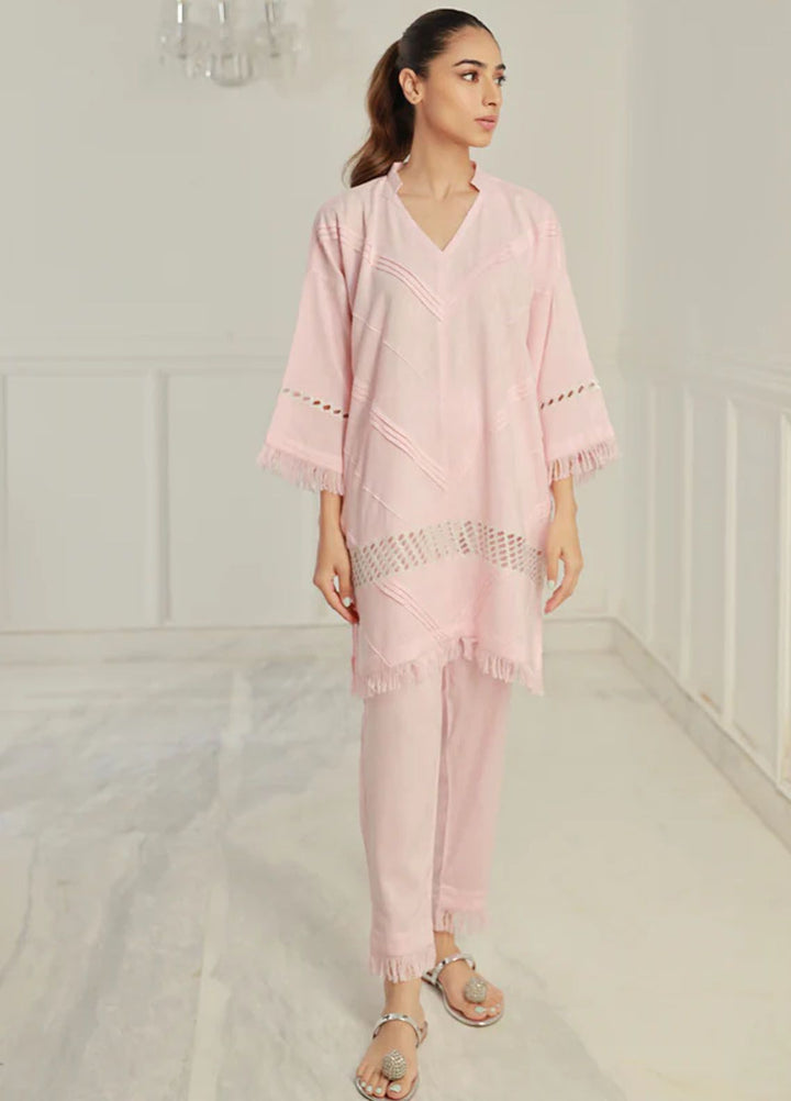 Sahar Pret Casual Cotton 2 Piece Suit SAWCS-V3-11 Sakura