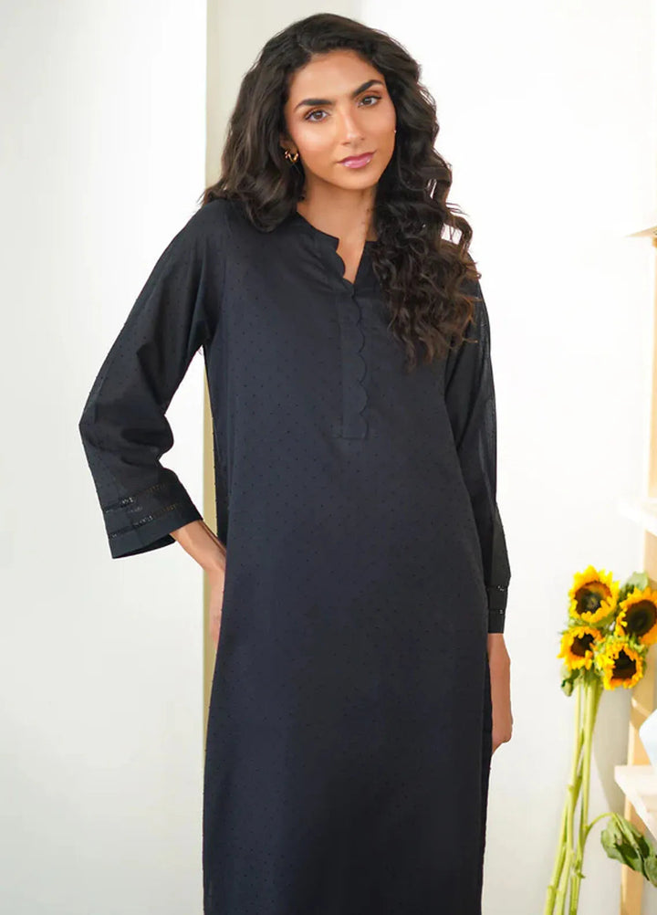 Sahar Pret Casual Cotton Jacquard 2 Piece Suit SSMCS-RK-04 Eclipse