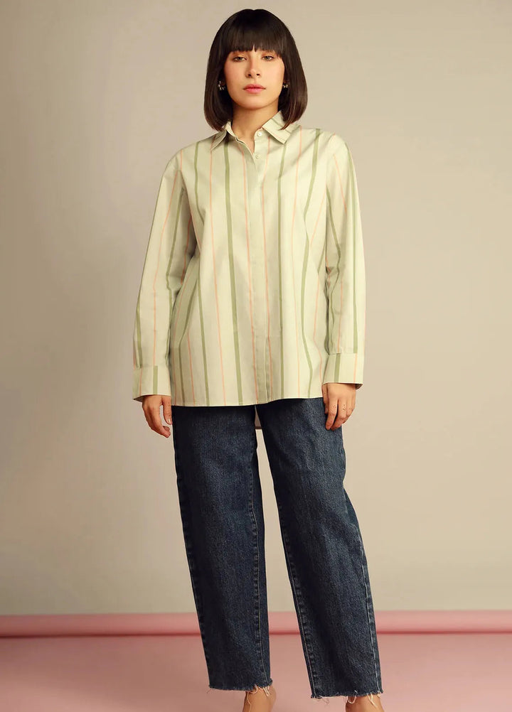 Sahar Pret Casual Poplin Shirt SSPC-RK-V2-08 Cityscape