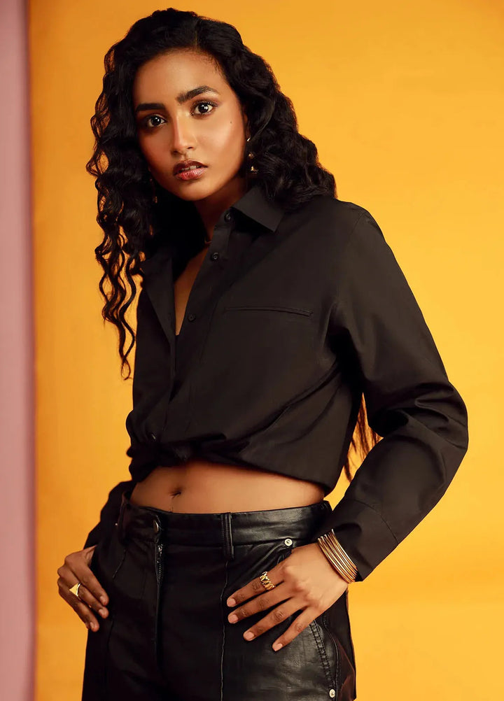 Sahar Pret Casual Poplin Shirt SSPC-RR-V2-01 Midnight Glamour