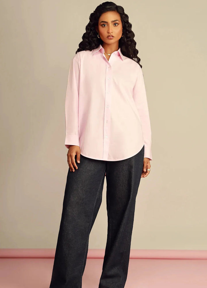 Sahar Pret Casual Poplin Shirt SSPC-RR-V2-06 Bubblegum