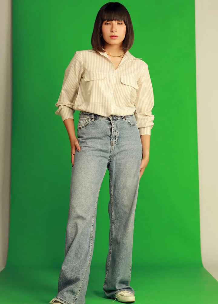 Sahar Pret Casual Poplin Shirt SSPC-RR-V2-10 Timeless Stripes