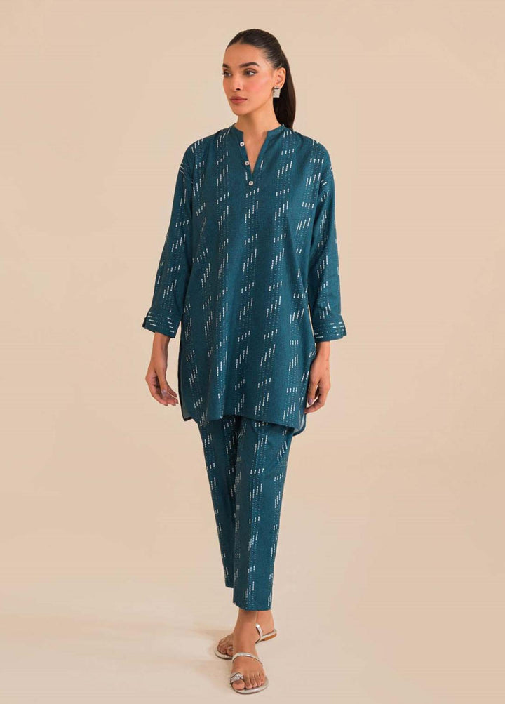 Sahar Pret Printed Cotton Satin 2 Piece Suit SWS-ZH-02 Rhythm