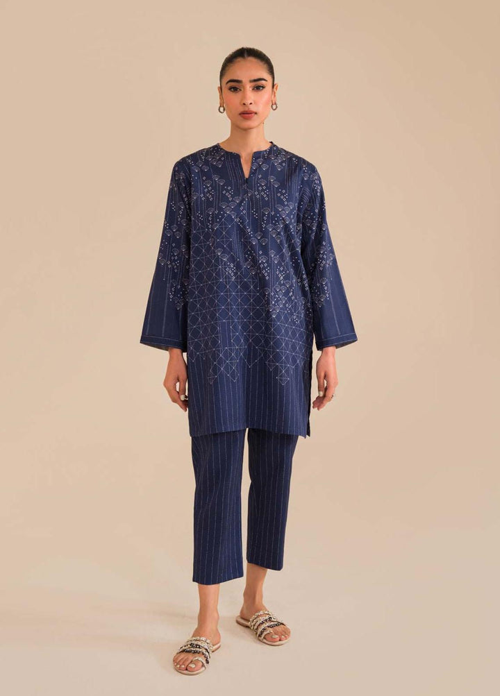 Sahar Pret Printed Cotton Satin 2 Piece Suit SWS-ZH-03 Regal