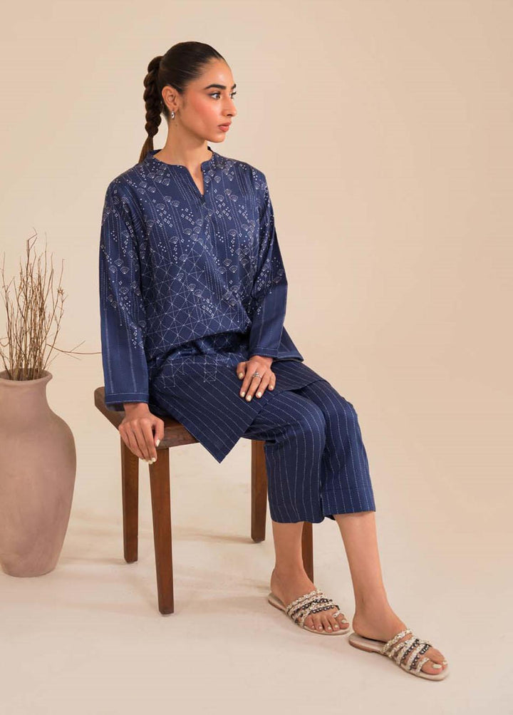 Sahar Pret Printed Cotton Satin 2 Piece Suit SWS-ZH-03 Regal