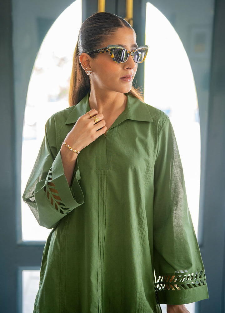 Sahar Pret Embroidered Cambric 2 Piece Suit Jade and Ivy