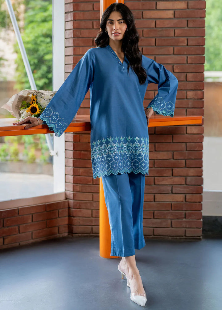 Sahar Pret Embroidered Cambric 2 Piece Suit SSEC-RR-01 Blooming Breeze