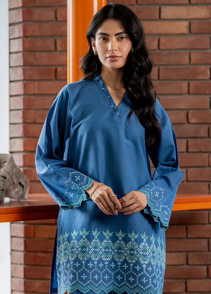 Sahar Pret Embroidered Cambric 2 Piece Suit SSEC-RR-01 Blooming Breeze