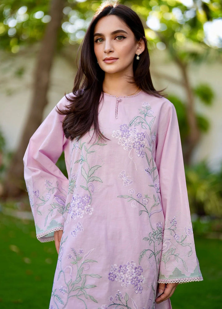 Sahar Pret Embroidered Cambric 2 Piece Suit Ssec-V2-Rr-01