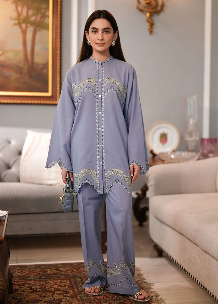 Sahar Pret Embroidered Cambric 2 Piece Suit Ssec-V2-Rr-05