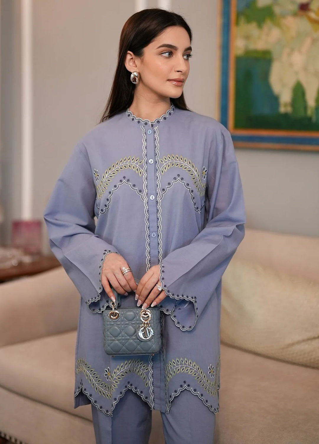 Sahar Pret Embroidered Cambric 2 Piece Suit Ssec-V2-Rr-05
