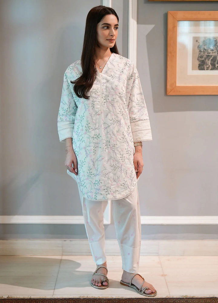 Sahar Pret Embroidered Cambric 2 Piece Suit Ssec-V3-Zh-01