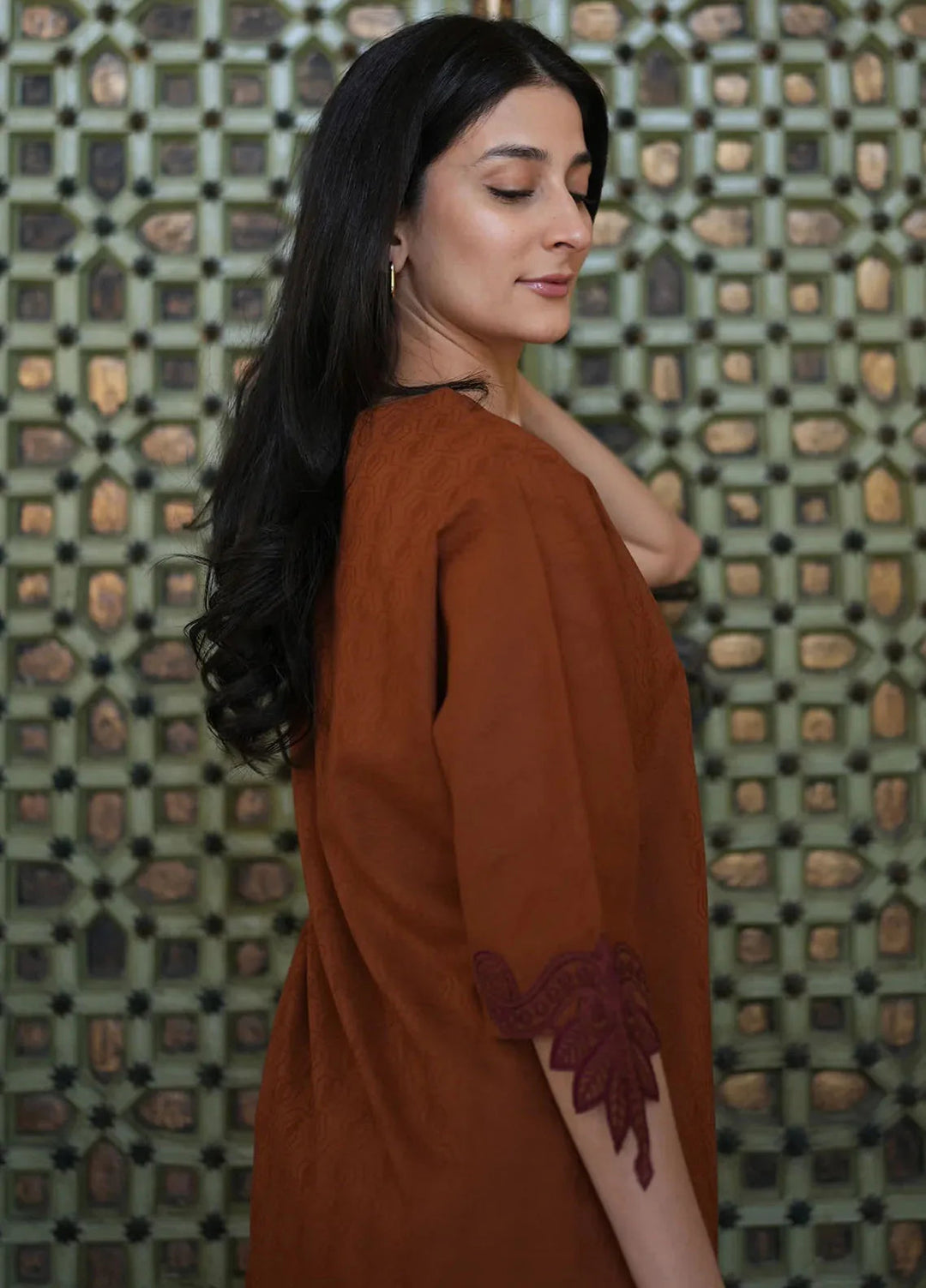 Sahar Pret Embroidered Jacquard 2 Piece Suit Cottage Grove