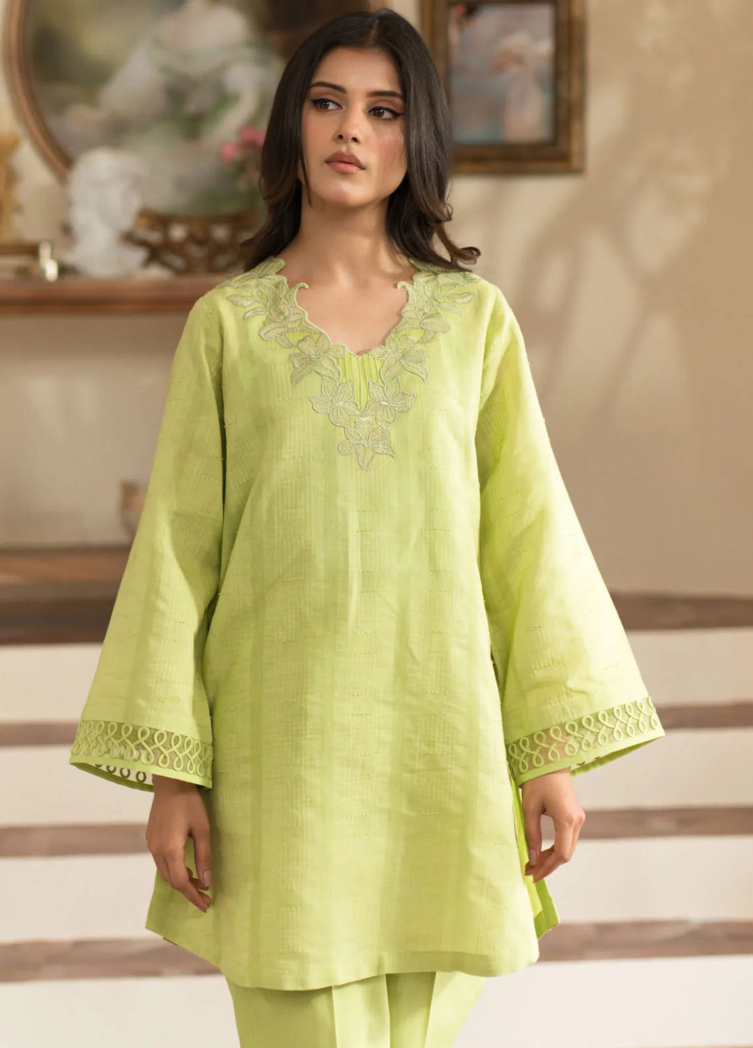 Sahar Pret Embroidered Jacquard 2 Piece Suit SSBE-RR-02 Garden Bloom