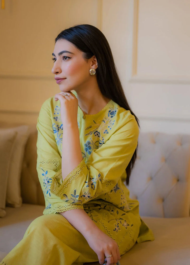 Sahar Pret Embroidered Jacquard 2 Piece Suit Ssed-Rk-01