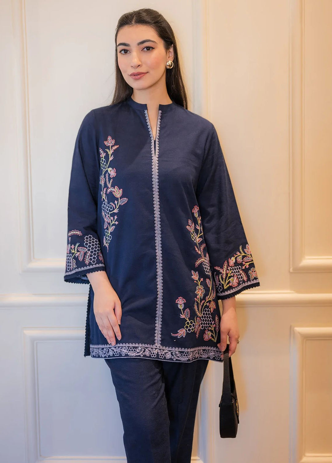 Sahar Pret Embroidered Jacquard 2 Piece Suit Ssed-Rk-02