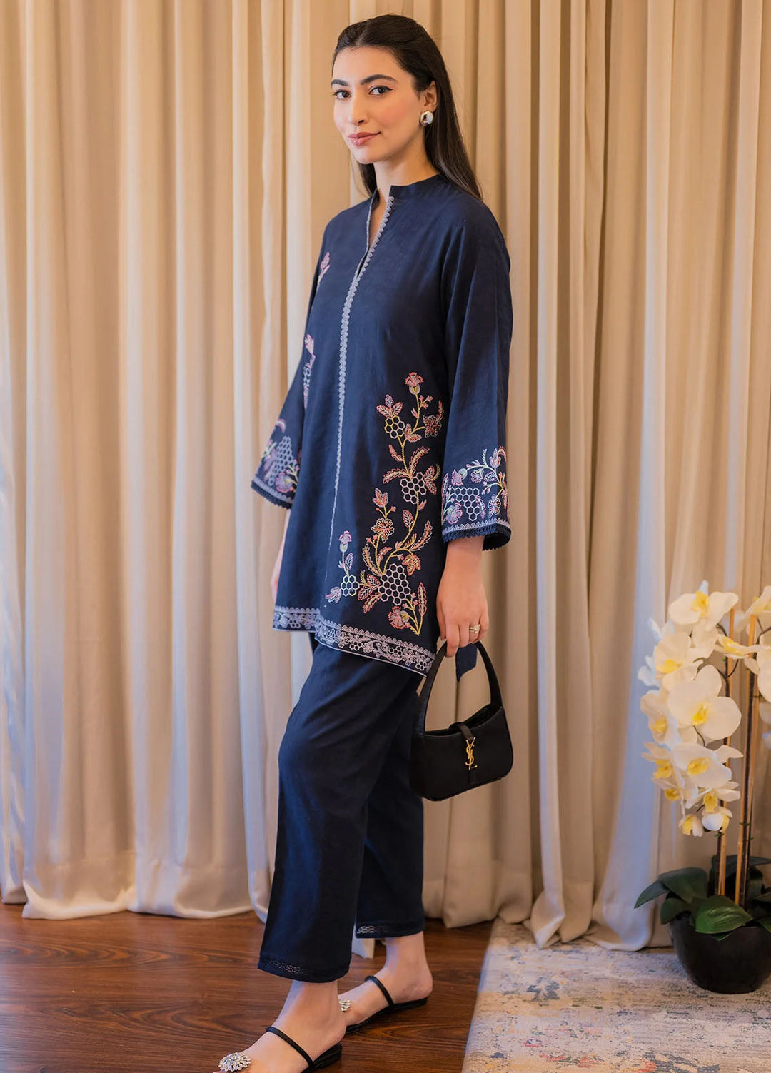 Sahar Pret Embroidered Jacquard 2 Piece Suit Ssed-Rk-02