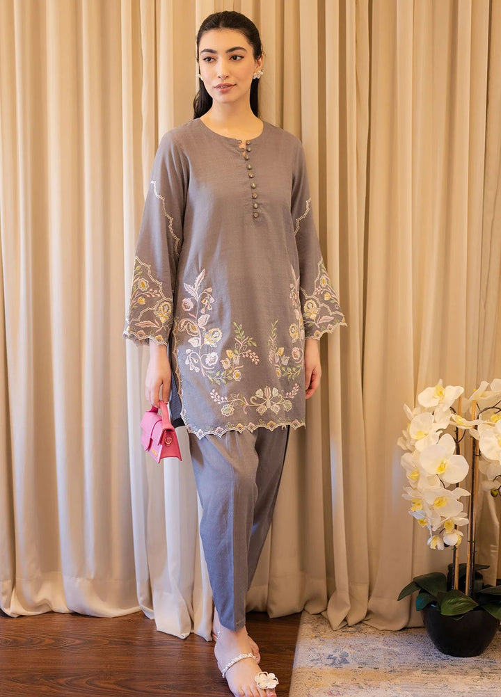 Sahar Pret Embroidered Jacquard 2 Piece Suit Ssed-Rk-03