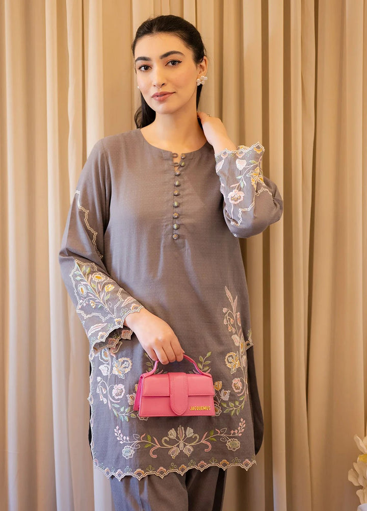 Sahar Pret Embroidered Jacquard 2 Piece Suit Ssed-Rk-03