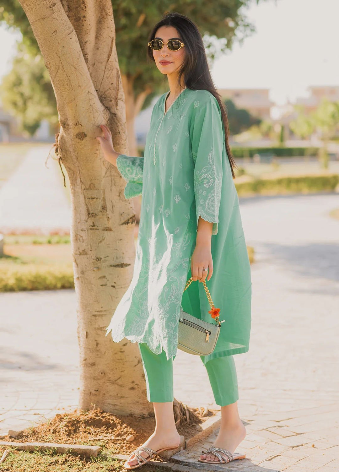 Sahar Pret Embroidered Jacquard 2 Piece Suit Ssed-Rk-04