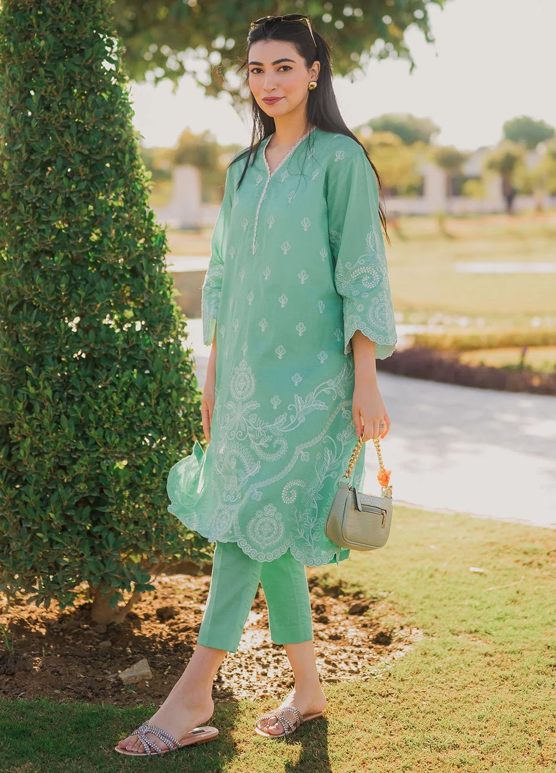 Sahar Pret Embroidered Jacquard 2 Piece Suit Ssed-Rk-04