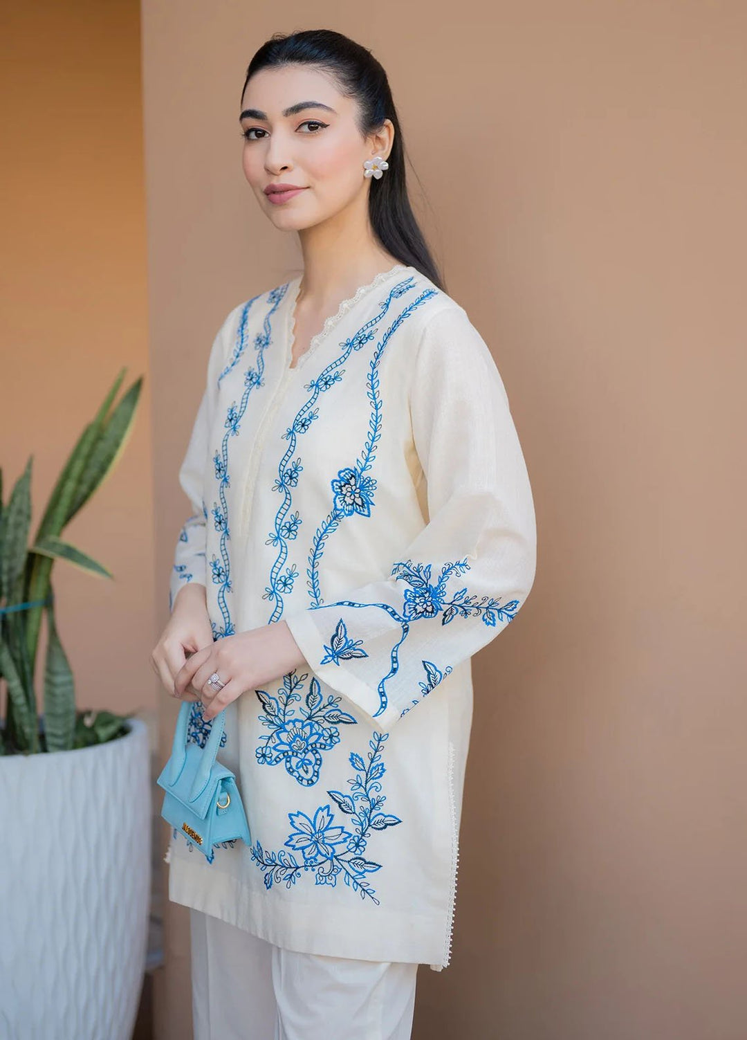 Sahar Pret Embroidered Jacquard 2 Piece Suit Ssed-Rk-07