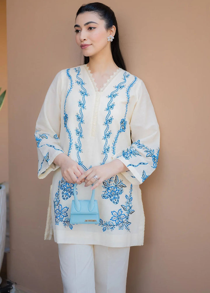 Sahar Pret Embroidered Jacquard 2 Piece Suit Ssed-Rk-07