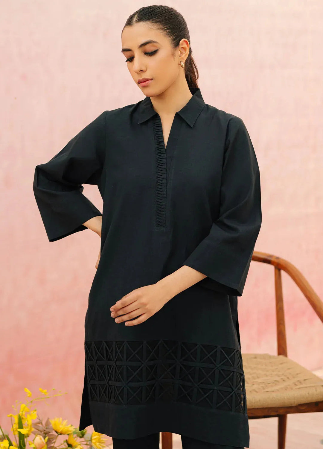 Sahar Pret Embroidered Jacquard 2 Piece Suit SSRB-RK-02 Edge