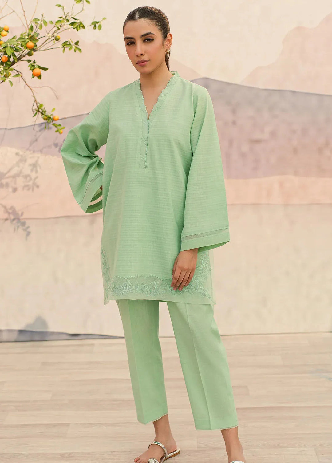 Sahar Pret Embroidered Jacquard 2 Piece Suit SSRB-RK-03 Legacy