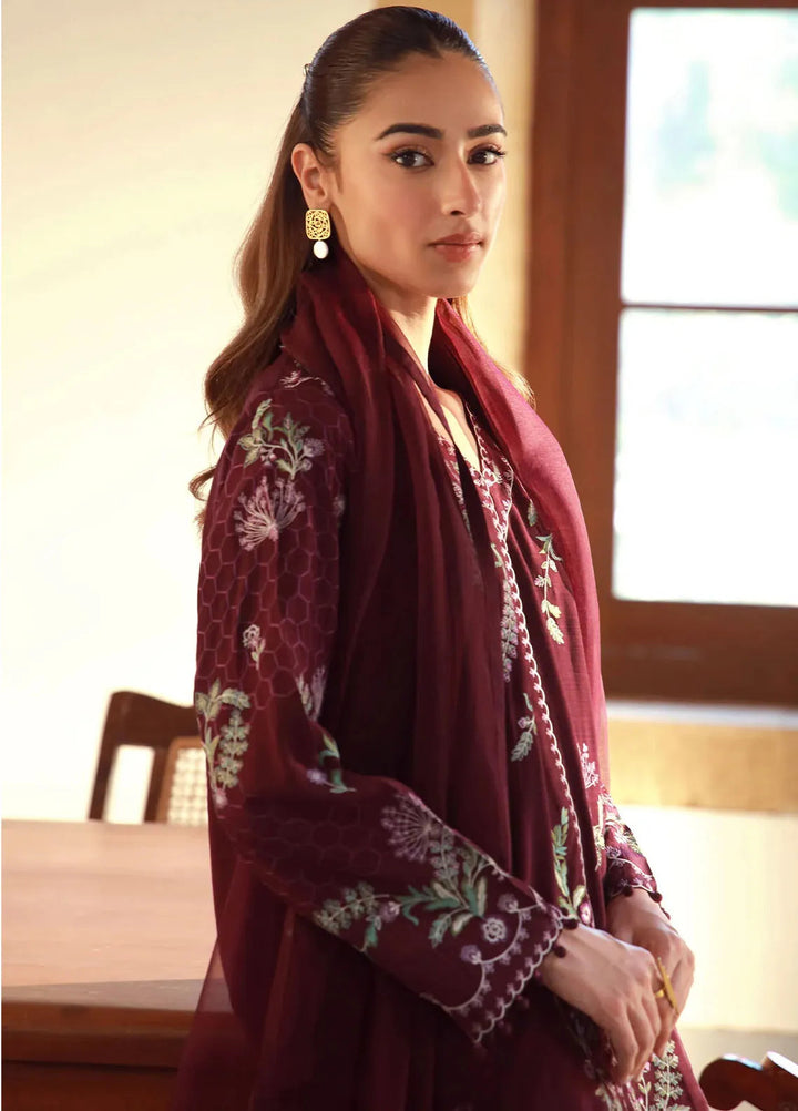 Sahar Pret Embroidered Raw Silk 3 Piece Suit SSSF-RR-08 Atelier Royale