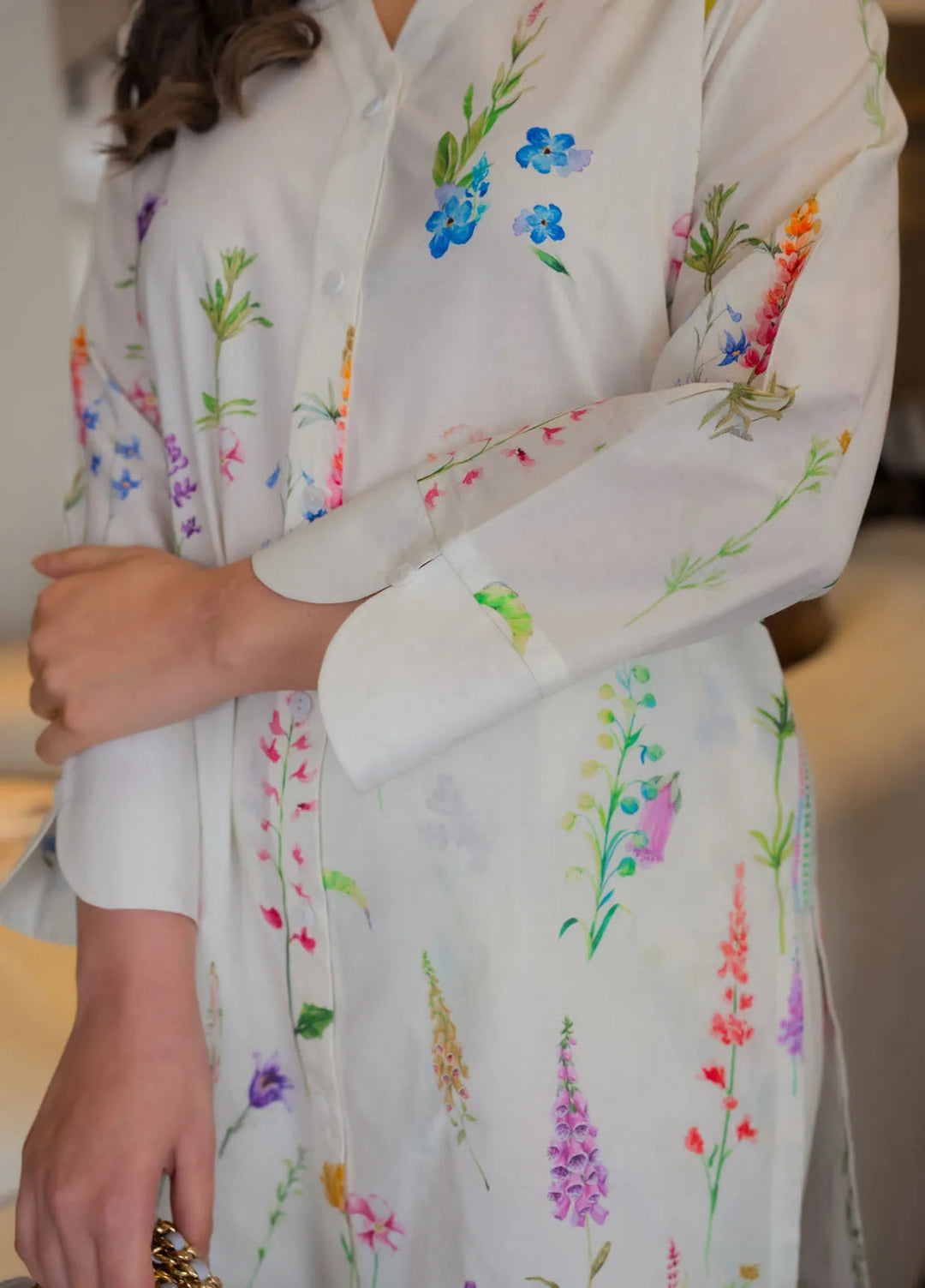 Sahar Pret Printed Cambric 2 Piece Suit Whimsical Garden