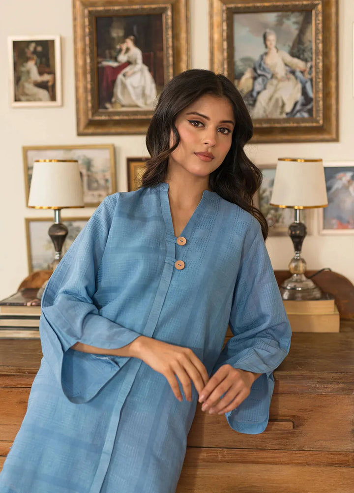 Sahar Pret Solid Jacquard 2 Piece Suit SSCBJ-RR-02 Cloud Nine