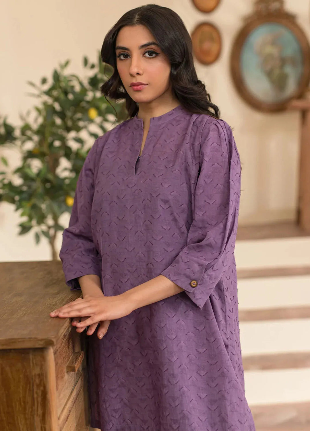Sahar Pret Solid Jacquard 2 Piece Suit SSCBJ-RR-03 Reverie