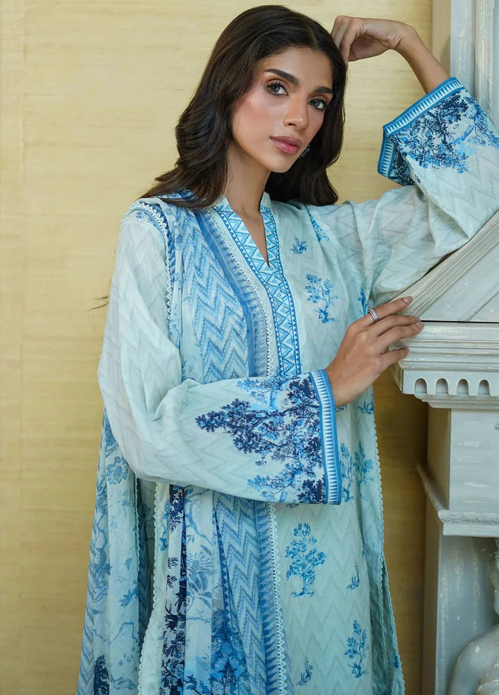 Sahar Printed Cambric Suits Unstitched 3 Piece SHR24FP CA-24-V1-01 - Fall Collection