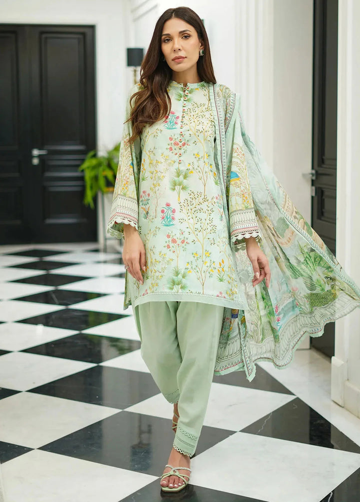 Sahar Printed Cambric Suits Unstitched 3 Piece SHR24FP CA-24-V1-02 - Fall Collection