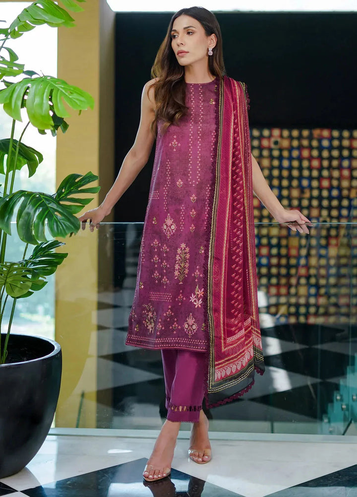 Sahar Printed Cambric Suits Unstitched 3 Piece SHR24FP CA-24-V1-03 - Fall Collection