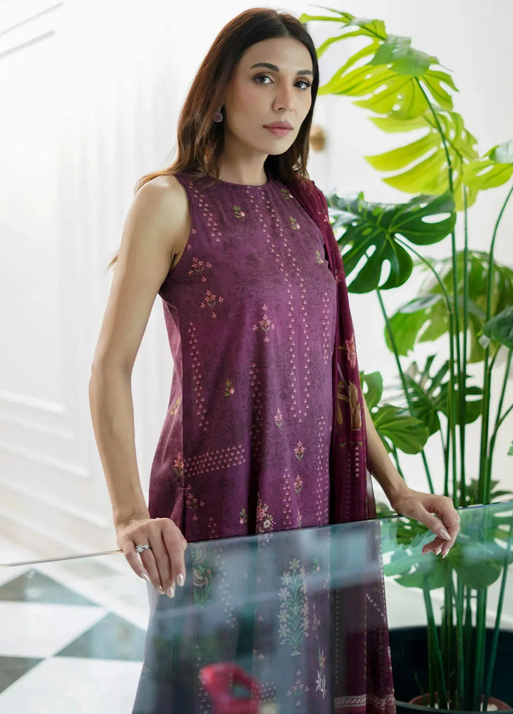 Sahar Printed Cambric Suits Unstitched 3 Piece SHR24FP CA-24-V1-03 - Fall Collection