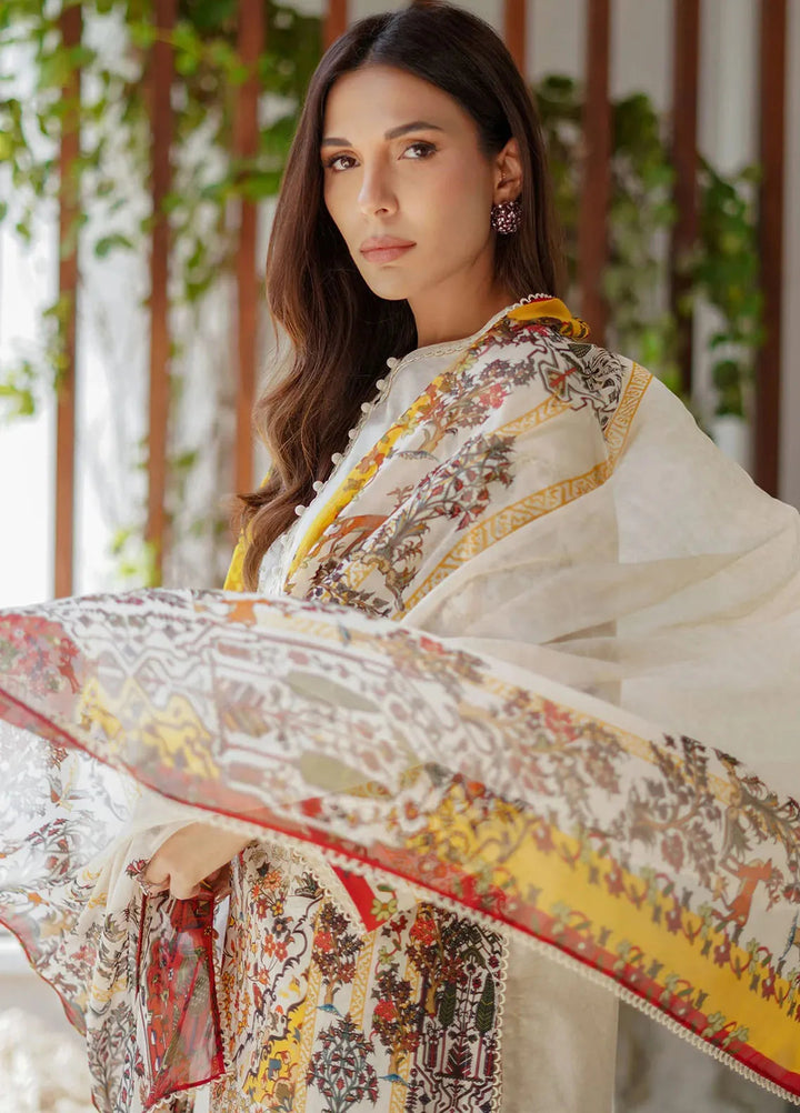 Sahar Printed Cambric Suits Unstitched 3 Piece SHR24FP CA-24-V1-04 - Fall Collection