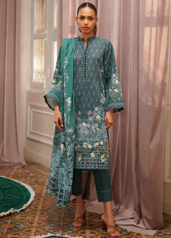 Sahar Printed Khaddar Suit Unstitched 3 Piece SHR24A KH-24-V2-03 - Winter Collection