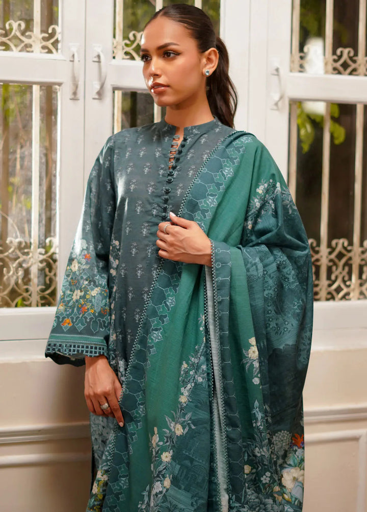 Sahar Printed Khaddar Suit Unstitched 3 Piece SHR24A KH-24-V2-03 - Winter Collection