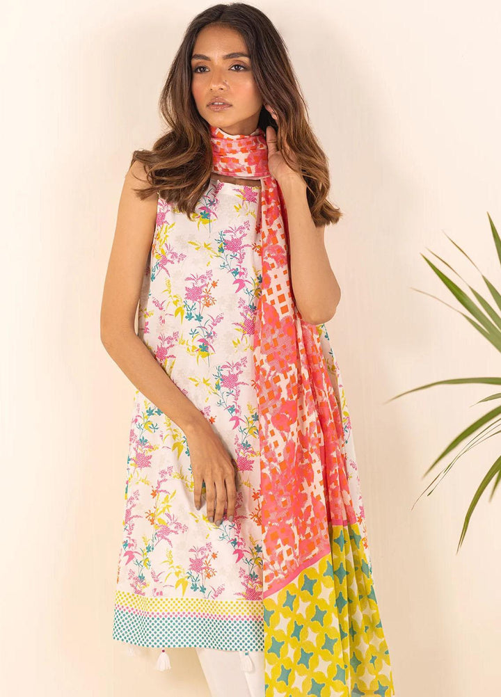 Sahar Printed Lawn Suits Unstitched 3 Piece SHR23L3 SSL-V1-23-01 - Summer Collection