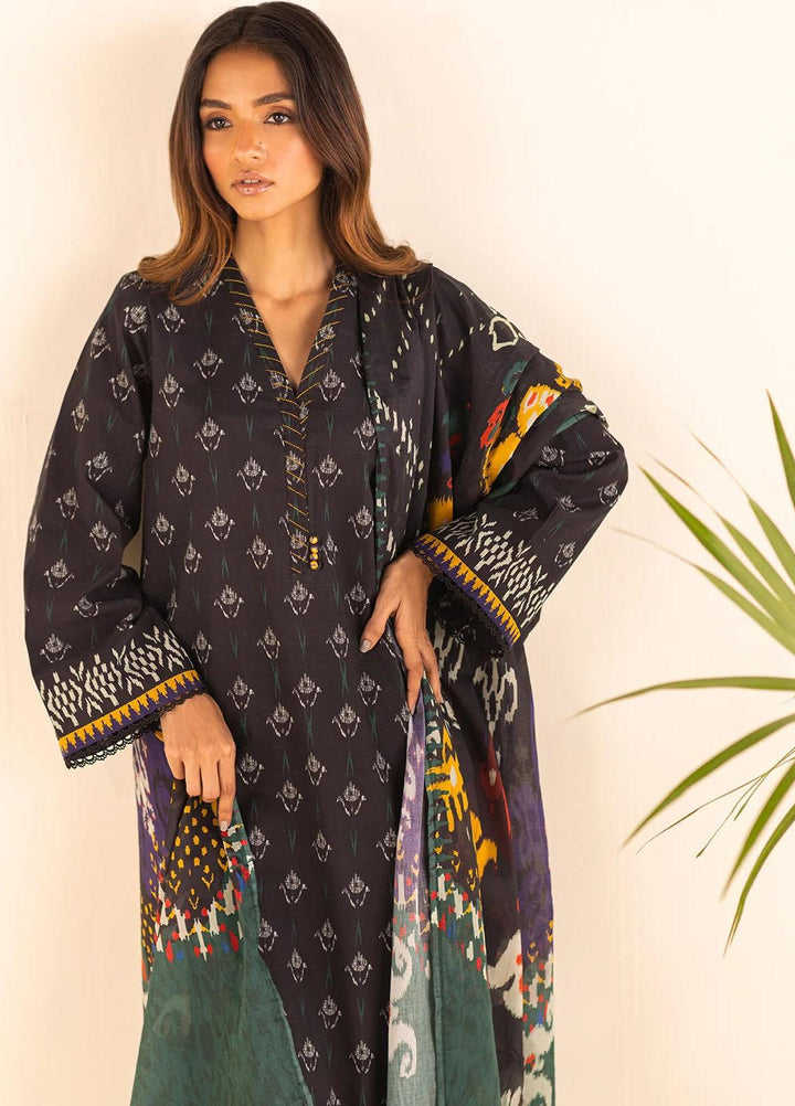 Sahar Printed Lawn Suits Unstitched 3 Piece SHR23L3 SSL-V1-23-03 - Summer Collection