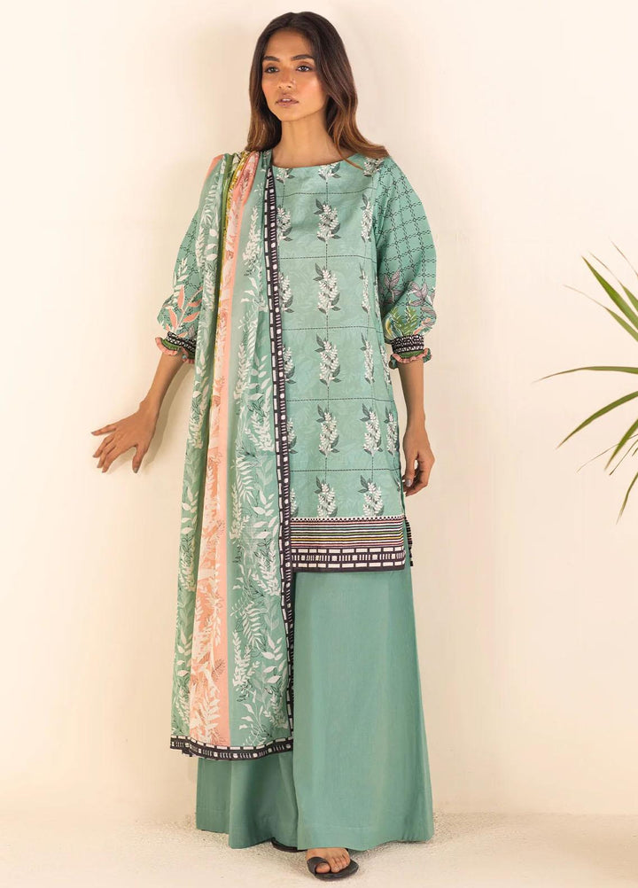 Sahar Printed Lawn Suits Unstitched 3 Piece SHR23L3 SSL-V1-23-05 - Summer Collection
