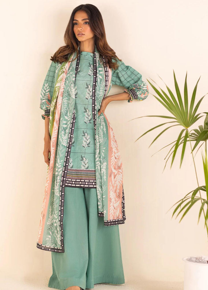 Sahar Printed Lawn Suits Unstitched 3 Piece SHR23L3 SSL-V1-23-05 - Summer Collection