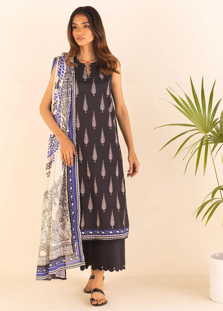 Sahar Printed Lawn Suits Unstitched 3 Piece SHR23L3 SSL-V1-23-07 - Summer Collection