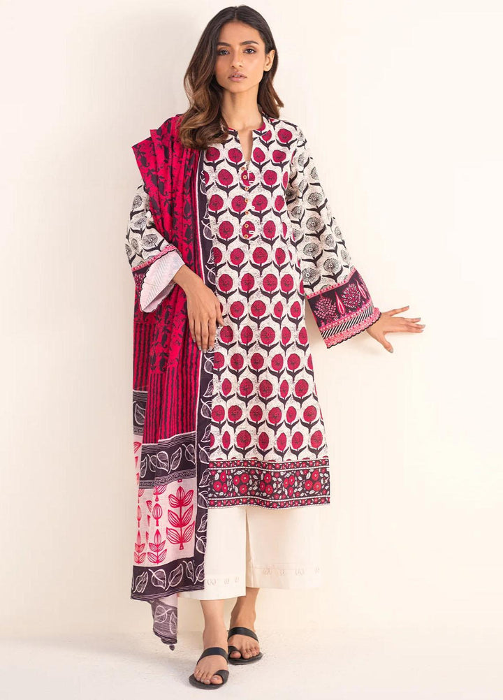 Sahar Printed Lawn Suits Unstitched 3 Piece SHR23L3 SSL-V1-23-08 - Summer Collection