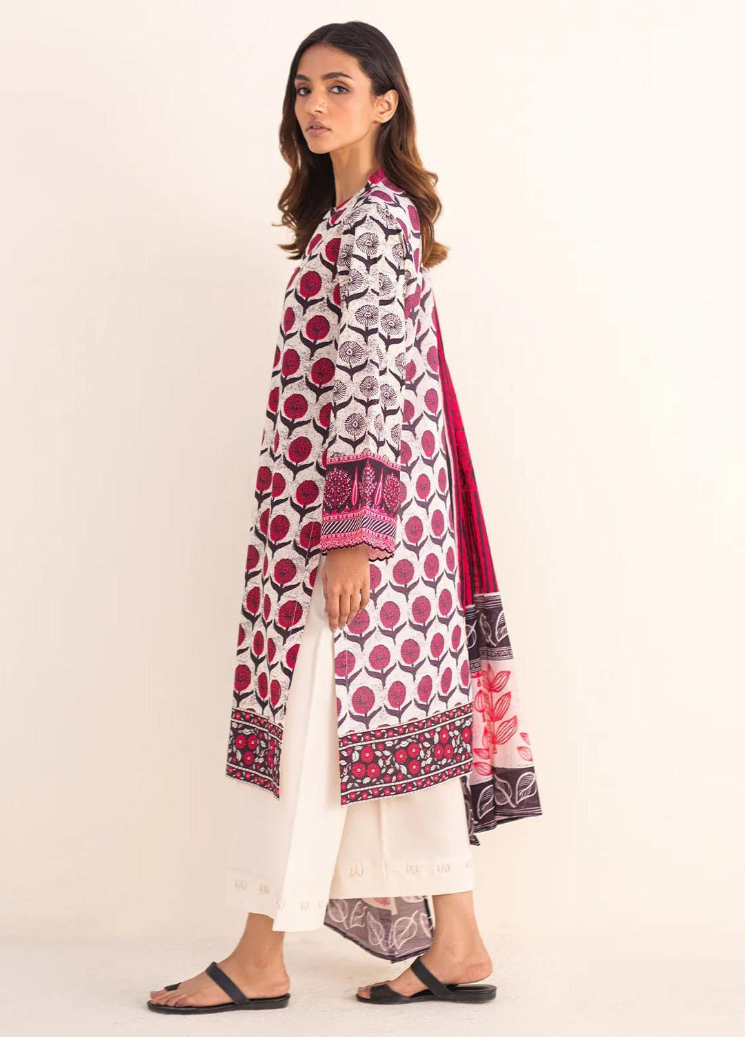 Sahar Printed Lawn Suits Unstitched 3 Piece SHR23L3 SSL-V1-23-08 - Summer Collection
