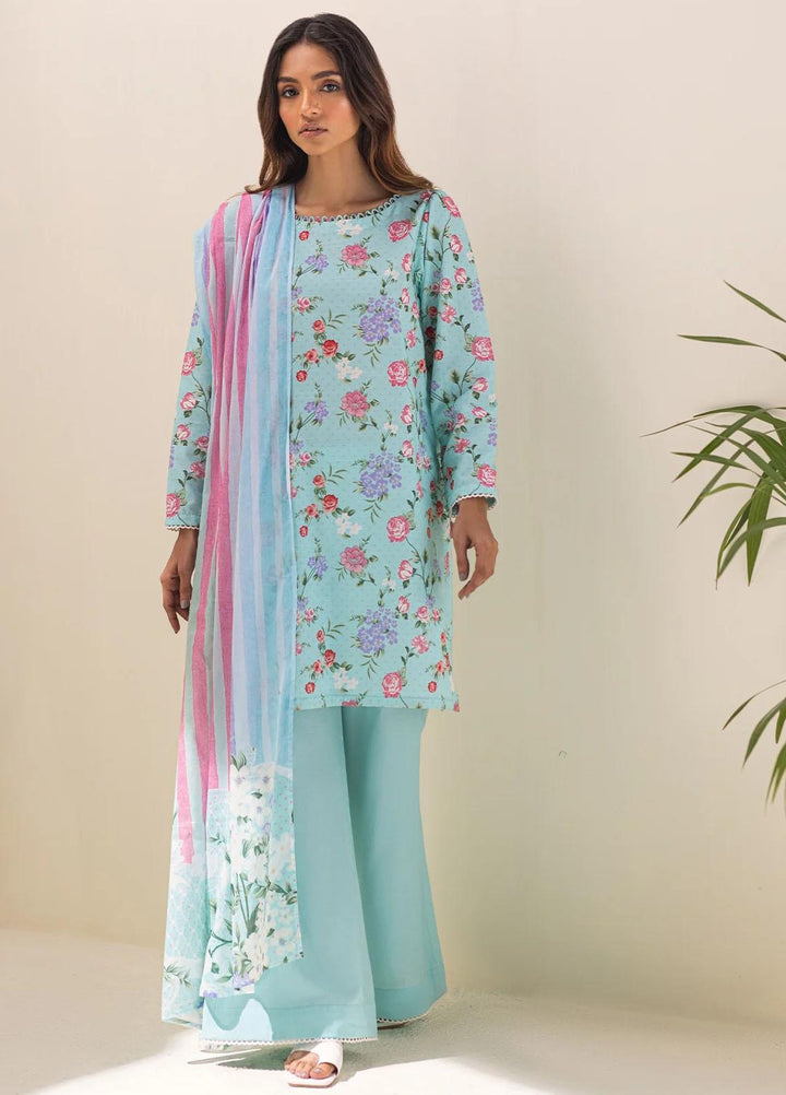Sahar Printed Lawn Suits Unstitched 3 Piece SHR23L3 SSL-V1-23-10 - Summer Collection